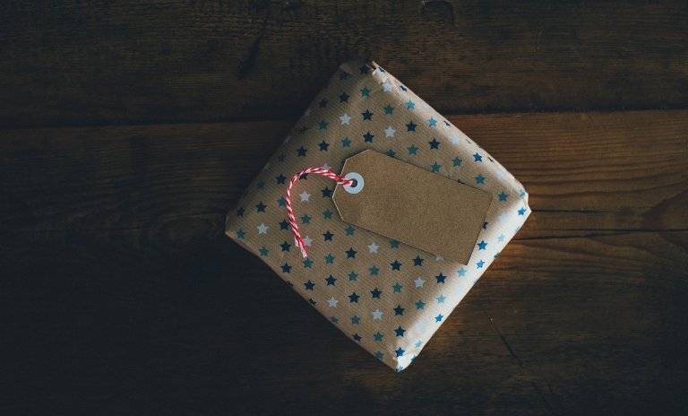 Gift card w. product options